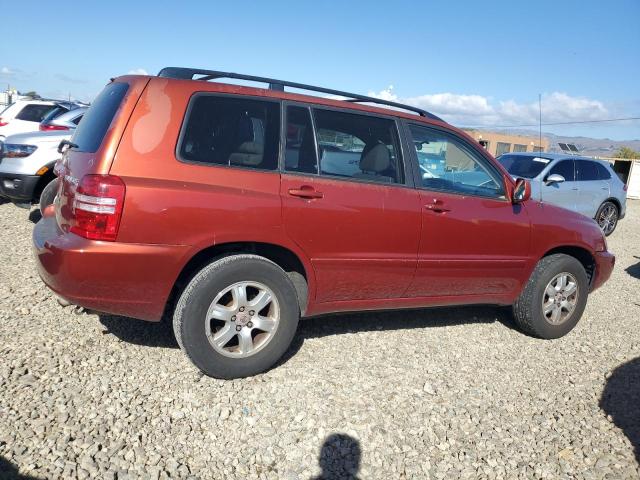JTEGD21A830072182 - 2003 TOYOTA HIGHLANDER წითელი ფოტო 3