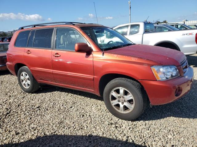 JTEGD21A830072182 - 2003 TOYOTA HIGHLANDER წითელი ფოტო 4