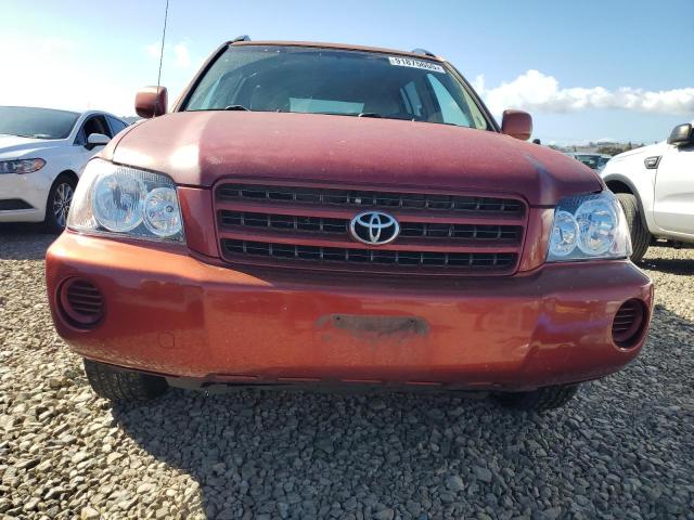 JTEGD21A830072182 - 2003 TOYOTA HIGHLANDER წითელი ფოტო 5