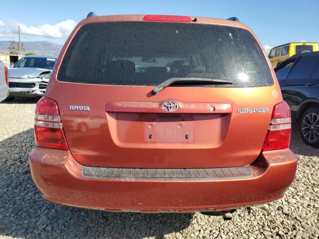 JTEGD21A830072182 - 2003 TOYOTA HIGHLANDER წითელი ფოტო 6