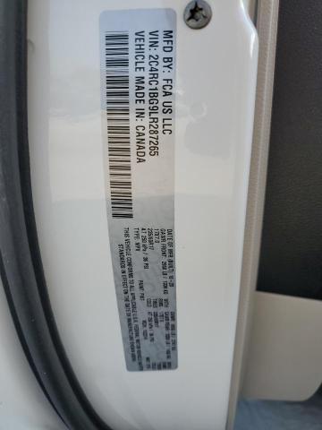 2C4RC1BG9LR287265 - 2020 CHRYSLER PACIFICA TOURING L 白色 照片 13