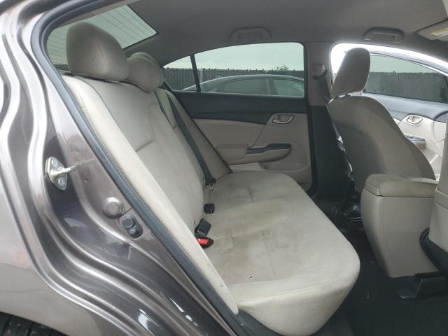 2HGFB2F51DH559725 - 2013 HONDA CIVIC LX GRAY photo 10