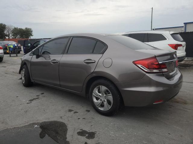 2HGFB2F51DH559725 - 2013 HONDA CIVIC LX GRAY photo 2