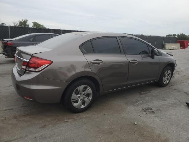 2HGFB2F51DH559725 - 2013 HONDA CIVIC LX GRAY photo 3