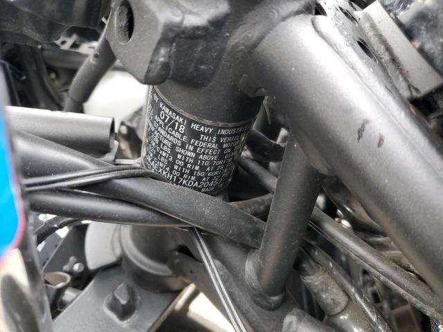 JKAEXKH17KDA20457 - 2019 KAWASAKI EX400 Schwarz Foto 9