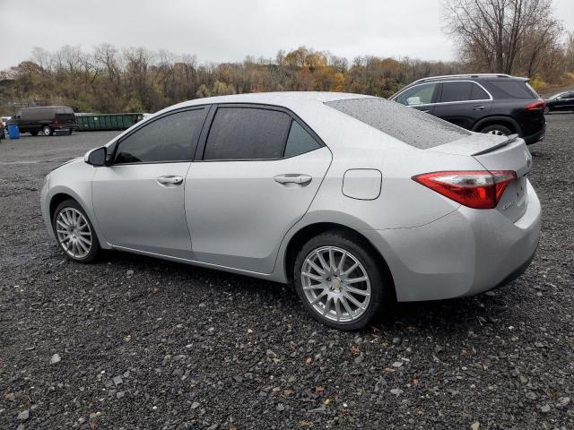2T1BURHE0FC361258 - 2015 TOYOTA COROLLA L SILVER photo 2