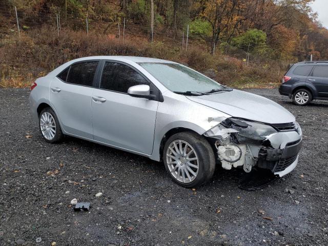 2T1BURHE0FC361258 - 2015 TOYOTA COROLLA L SILVER photo 4