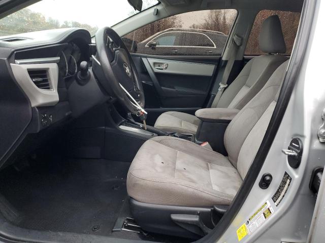 2T1BURHE0FC361258 - 2015 TOYOTA COROLLA L SILVER photo 7