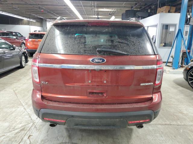 1FM5K7D84EGA42593 - 2014 FORD EXPLORER XLT წითელი ფოტო 6