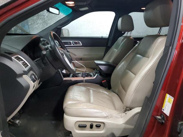 1FM5K7D84EGA42593 - 2014 FORD EXPLORER XLT წითელი ფოტო 7