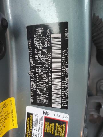 4T1BF3EK2BU733046 - 2011 TOYOTA CAMRY BASE 青色 照片 13