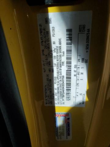 1FTBF2A65KEE43708 - 2019 FORD F250 SUPER DUTY ყვითელი ფოტო 12