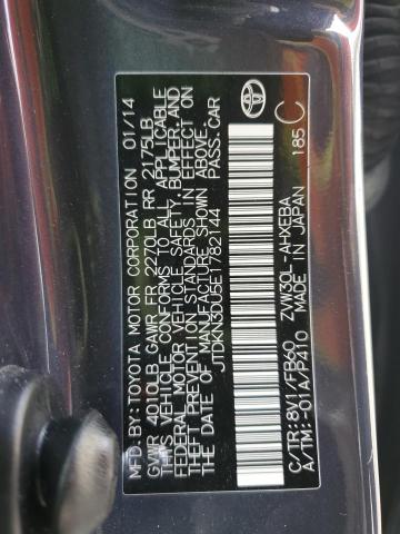 JTDKN3DU5E1782144 - 2014 TOYOTA PRIUS GRAY photo 13