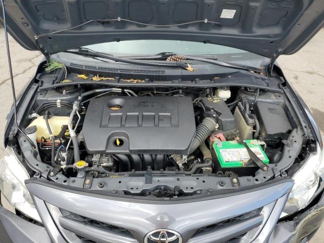 2T1BU4EE4CC904047 - 2012 TOYOTA COROLLA BASE Մոխրագույն լուսանկար 11