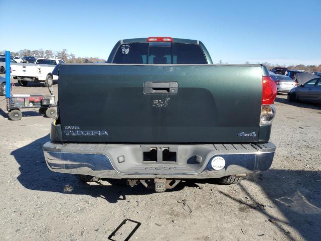 5TBBV54107S482446 - 2007 TOYOTA TUNDRA DOUBLE CAB SR5 GREEN photo 6