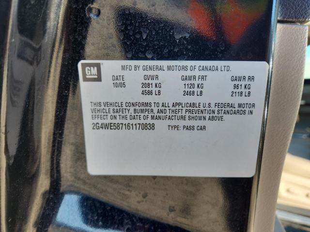 2G4WE587161170838 - 2006 BUICK LACROSSE CXS Qara foto 13