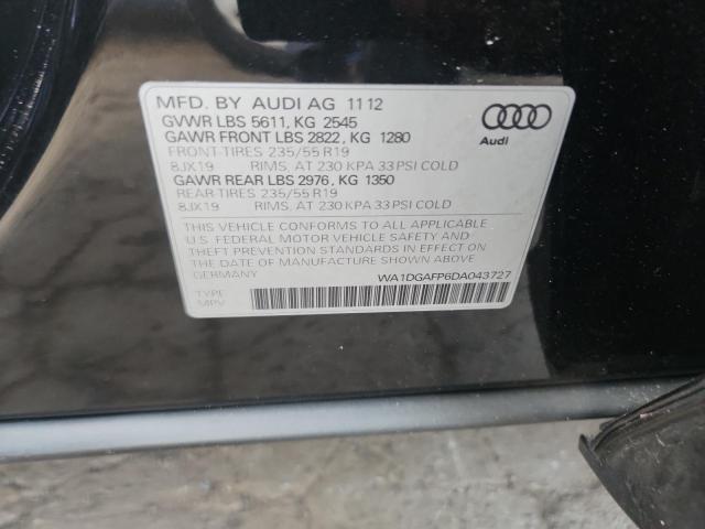 WA1DGAFP6DA043727 - 2013 AUDI Q5 PREMIUM PLUS 黑色 照片 13