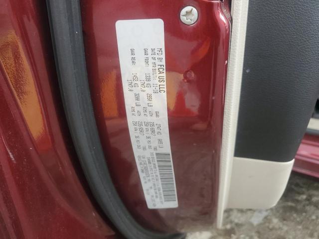 2C4RC1BG5KR583236 - 2019 CHRYSLER PACIFICA TOURING L 勃艮第红 照片 13