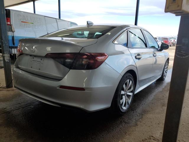 2HGFE2F27SH601227 - 2025 HONDA CIVIC LX ვერცხლისფერი ფოტო 3