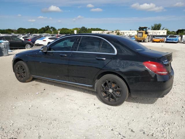 55SWF4KB1FU030406 - 2015 MERCEDES-BENZ C 300 4MATIC BLACK photo 2