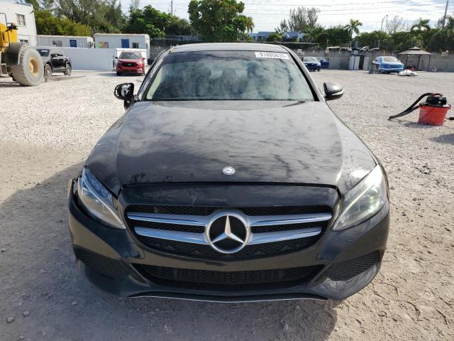 55SWF4KB1FU030406 - 2015 MERCEDES-BENZ C 300 4MATIC BLACK photo 5