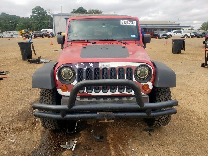 1J4GA39197L151818 - 2007 JEEP WRANGLER X RED photo 5