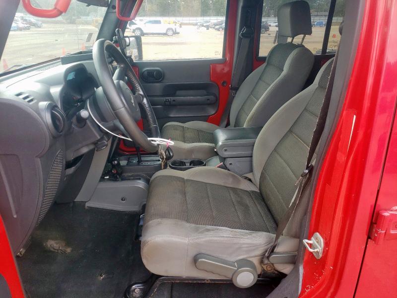 1J4GA39197L151818 - 2007 JEEP WRANGLER X RED photo 7