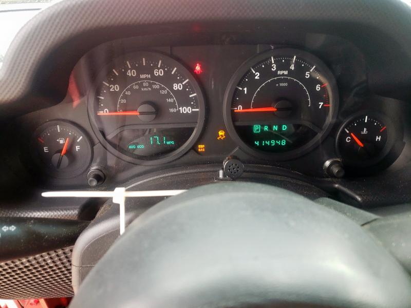 1J4GA39197L151818 - 2007 JEEP WRANGLER X RED photo 9