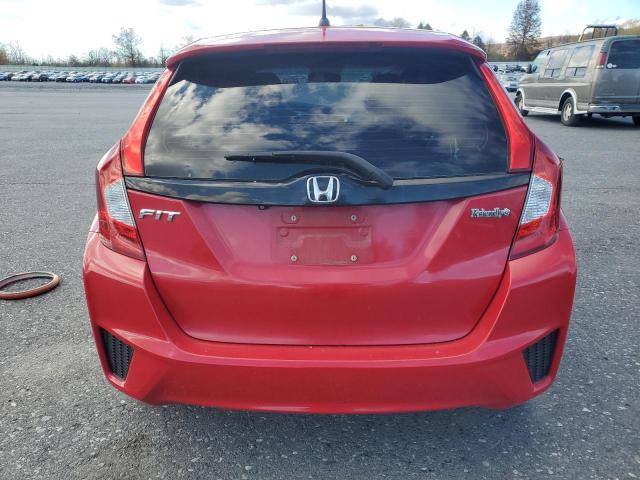 JHMGK5H55GX039723 - 2016 HONDA FIT LX RED photo 6