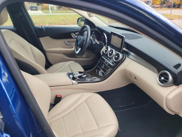 55SWF4KB2JU260741 - 2018 MERCEDES-BENZ C 300 4MATIC BLUE photo 5