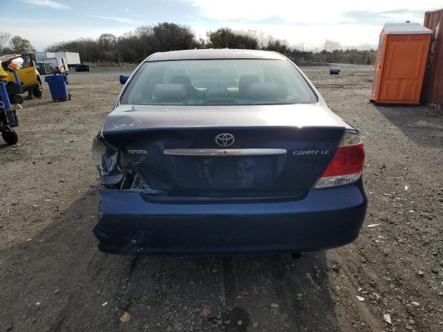 4T1BE30K75U006824 - 2005 TOYOTA CAMRY LE BLUE photo 6