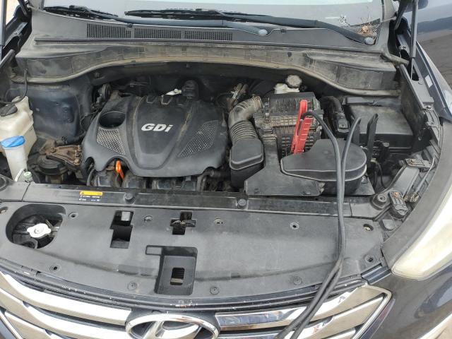 5XYZUDLB1DG117537 - 2013 HYUNDAI SANTA FE S GRAY photo 12