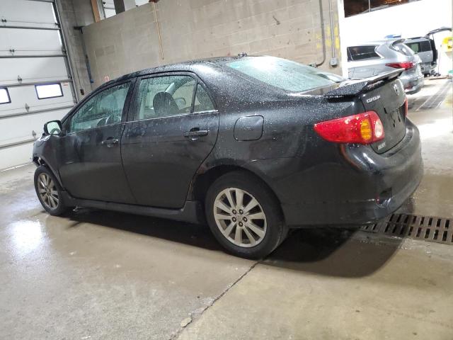 1NXBU4EE6AZ370478 - 2010 TOYOTA COROLLA BASE Czarny zdjęcie 2