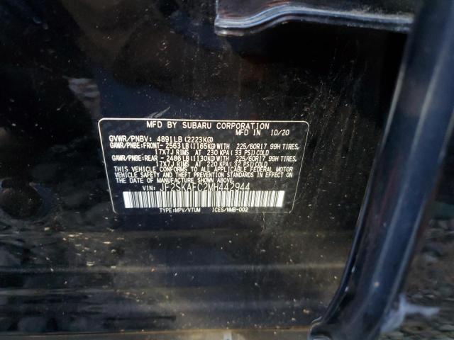 JF2SKAFC2MH442944 - 2021 SUBARU FORESTER PREMIUM შავი ფოტო 13