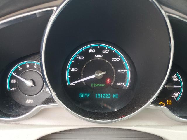 1G1ZF57569F206687 - 2009 CHEVROLET MALIBU HYBRID WHITE photo 9