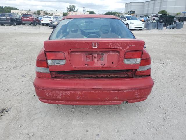 1HGEJ8248YL065787 - 2000 HONDA CIVIC EX RED photo 6