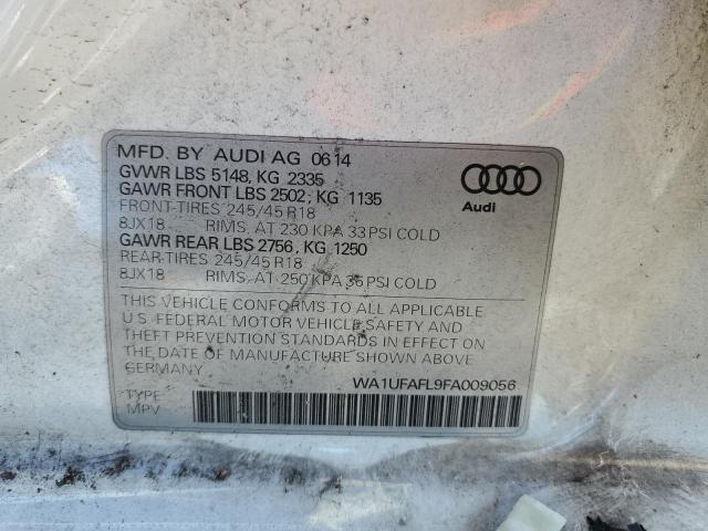 WA1UFAFL9FA009056 - 2015 AUDI A4 ALLROAD PREMIUM PLUS WHITE photo 12