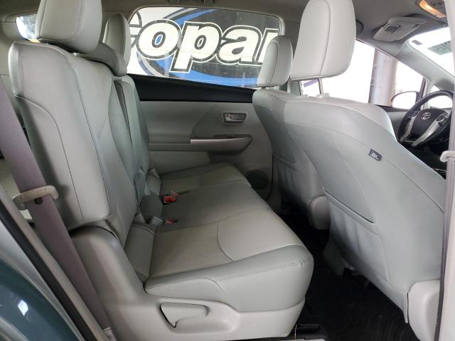 JTDZN3EU9EJ010078 - 2014 TOYOTA PRIUS V TEAL photo 10