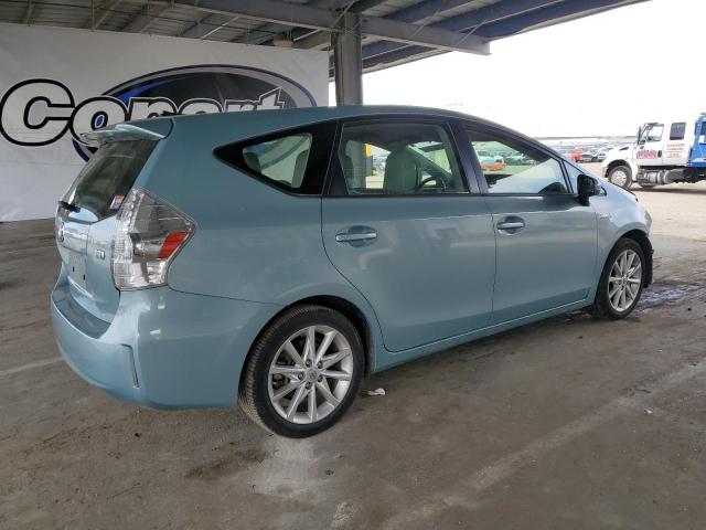 JTDZN3EU9EJ010078 - 2014 TOYOTA PRIUS V TEAL photo 3