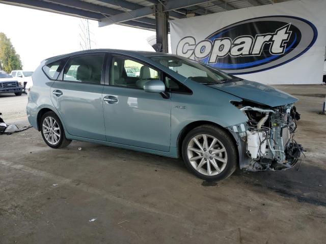 JTDZN3EU9EJ010078 - 2014 TOYOTA PRIUS V TEAL photo 4
