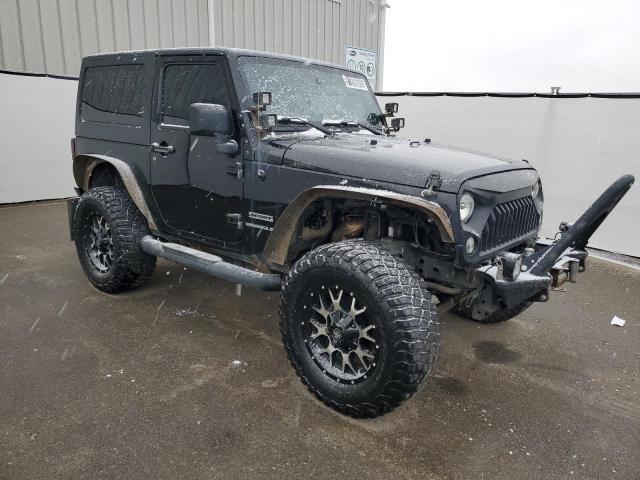 1C4AJWAG8HL697959 - 2017 JEEP WRANGLER SPORT BLACK photo 4