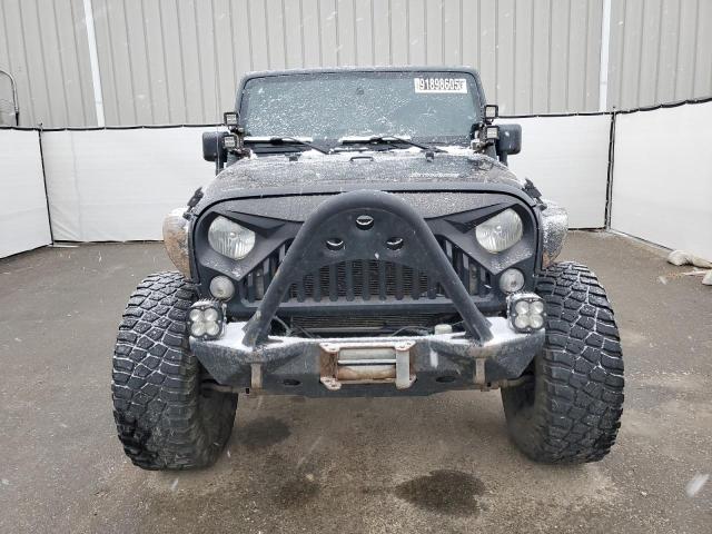 1C4AJWAG8HL697959 - 2017 JEEP WRANGLER SPORT BLACK photo 5