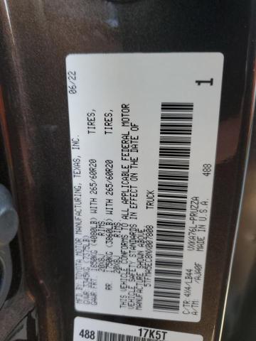 5TFMA5EC8NX007808 - 2022 TOYOTA TUNDRA CREWMAX PLATINUM BROWN photo 13