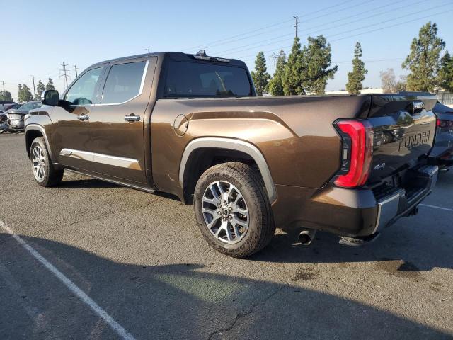5TFMA5EC8NX007808 - 2022 TOYOTA TUNDRA CREWMAX PLATINUM BROWN photo 2