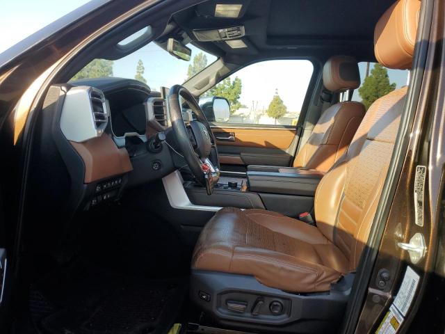 5TFMA5EC8NX007808 - 2022 TOYOTA TUNDRA CREWMAX PLATINUM BROWN photo 7