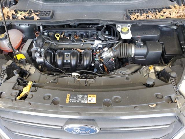 1FMCU0F70HUE01182 - 2017 FORD ESCAPE S GRAY photo 12