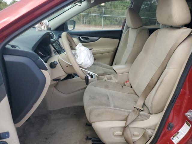 KNMAT2MT7FP569102 - 2015 NISSAN ROGUE S Қызыл фото 7