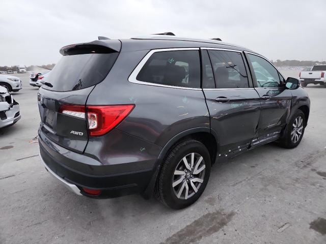 5FNYF6H43KB052965 - 2019 HONDA PILOT EXL GRAY photo 3