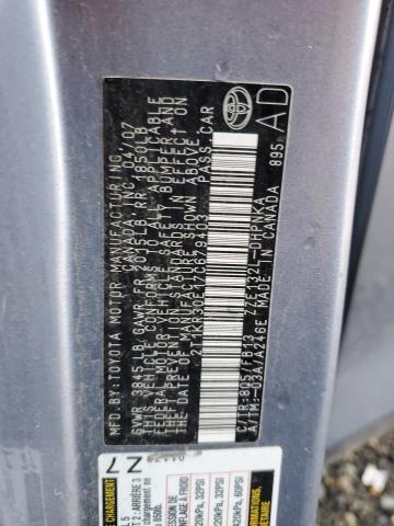 2T1KR30E17C679403 - 2007 TOYOTA COROLLA MA XR BLUE photo 12