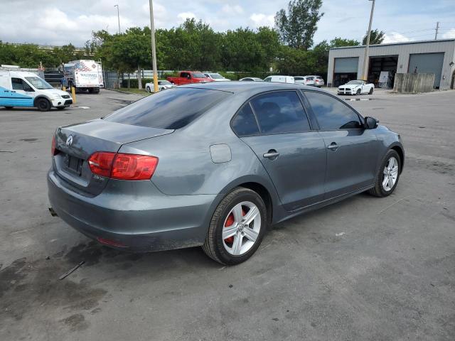 3VWDP7AJXCM324259 - 2012 VOLKSWAGEN JETTA SE GRAY photo 3